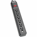 Eaton Tripp Lite Series Protect It! 6-Outlet Surge Protector, 15 ft. Cord, 790 Joules, Black Housing