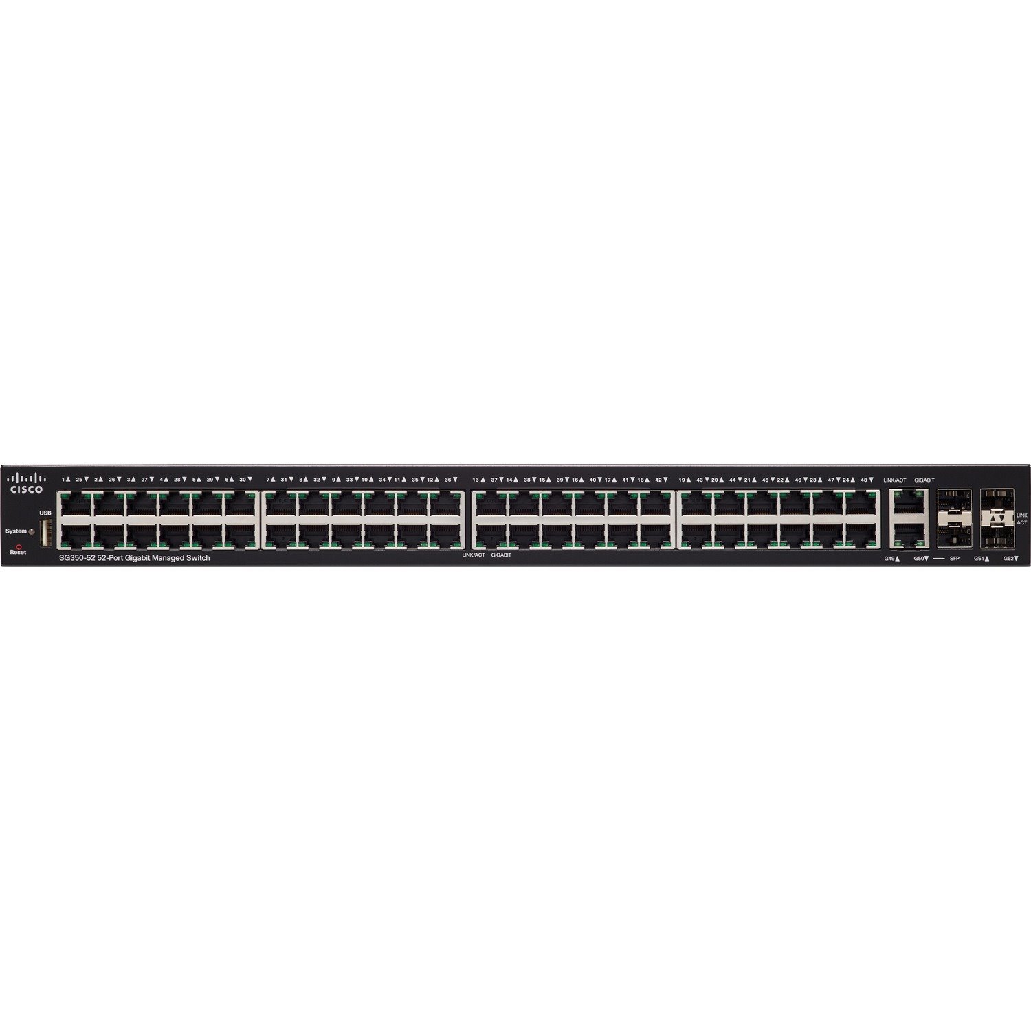 Cisco SG350-52 52-Port Gigabit Managed Switch