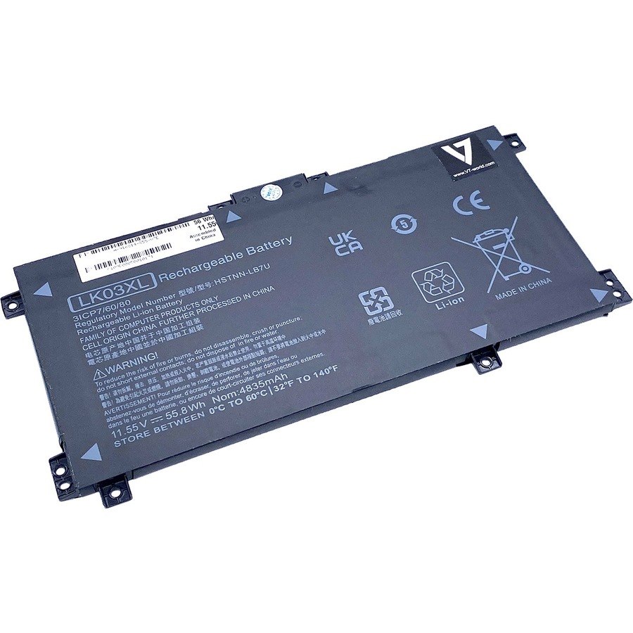 V7 H-916814-855-V7E Battery - 3-cell Lithium Ion (Li-Ion)