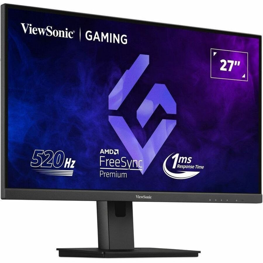 Viewsonic LEDmonitor XG2737 27Inch Full HD 400 Nits Resp 1MS 520Hz 99Precent SRGB Hoogte Verstelbaar FreeSync Premium Computer Monitor 68,6 CM (27") ** New Retail **