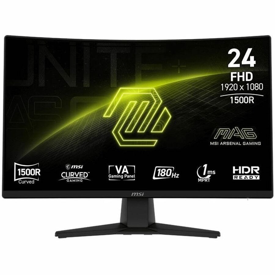 MSI MAG 242C 24 inch VA FHD Display 180Hz Curved Gaming Monitor