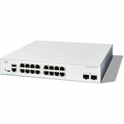 Cisco Catalyst 1300 C1300-16T-2G 16 Ports Manageable Ethernet Switch - Gigabit Ethernet - 10/100/1000Base-T, 1000Base-X