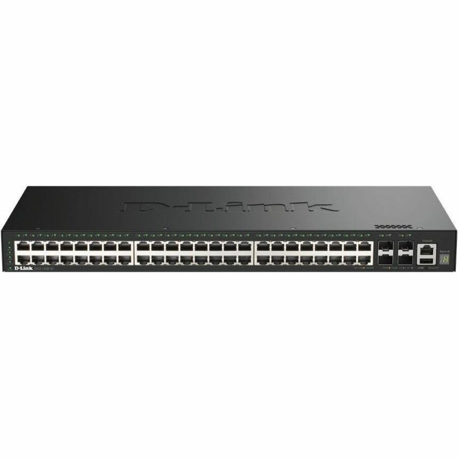 D-Link DGS-1530 DGS-1530-52P 48 Ports Manageable Ethernet Switch - Gigabit Ethernet, 10 Gigabit Ethernet - 10/100/1000Base-T, 10GBase-X