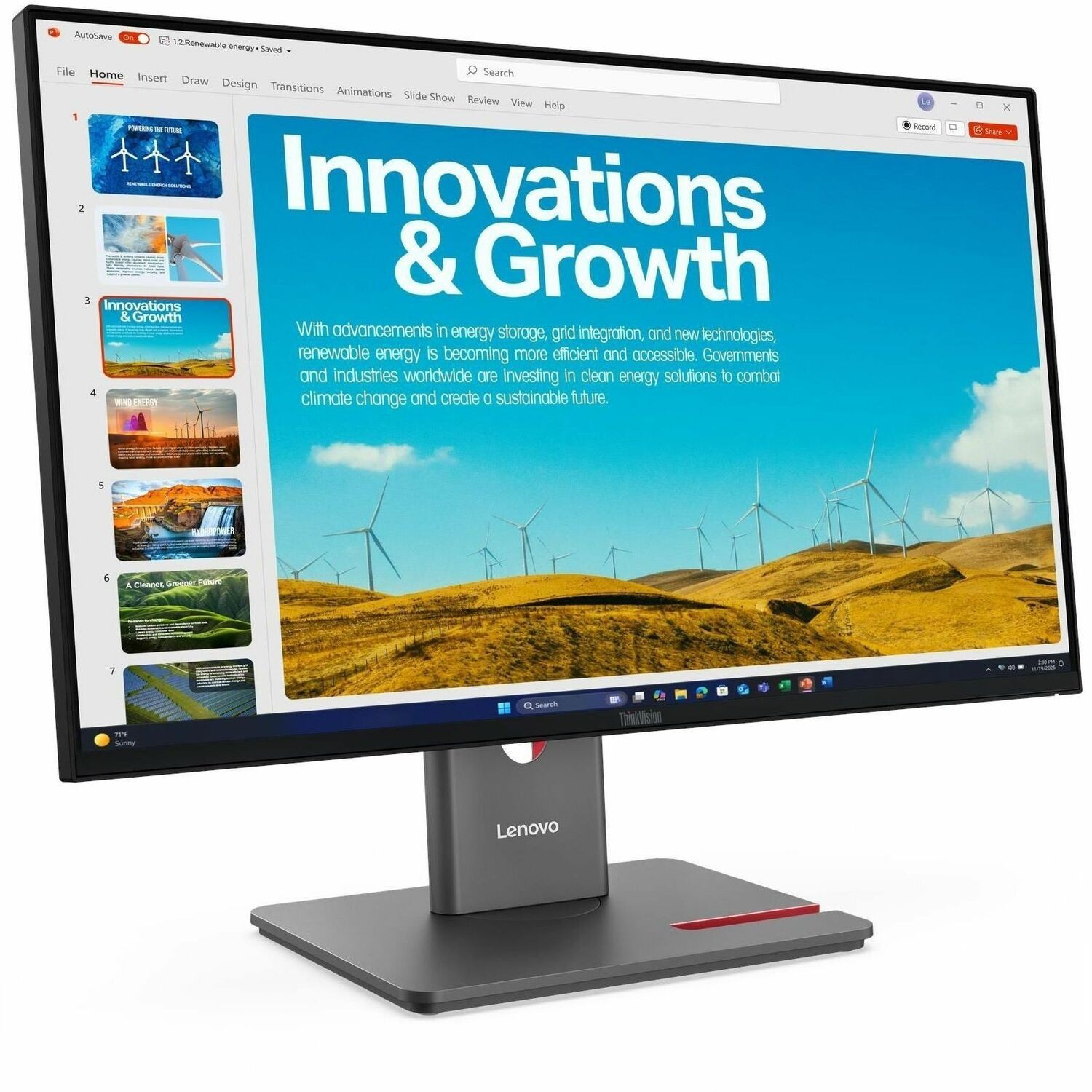 Lenovo P24QD40 24" Monitor Hdmi