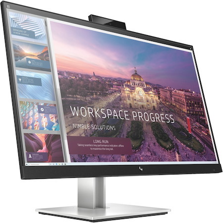 HP E24d G4 24" Class Webcam Full HD LCD Monitor - 16:9 - Black