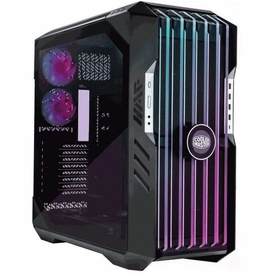 Cooler Master H700E-IGNN-S00 Gaming Computer Case - Mini ITX, Micro ATX, ATX Motherboard Supported - Full-tower - Mesh, Steel, Plastic, Tempered Glass - Titanium Grey