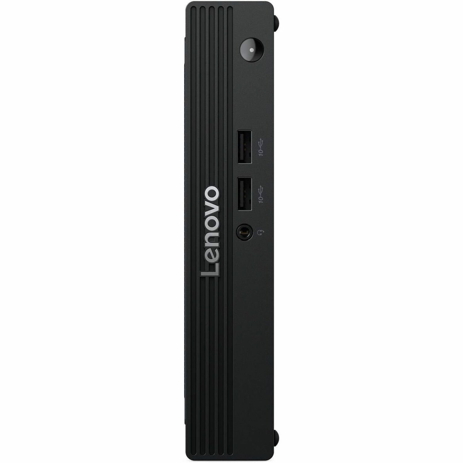 Lenovo V100q 13GE001MUS Desktop Computer - Intel Core N-series i3-N305 - 8 GB - 256 GB PCI Express NVMe 4.0 x4 SSD - Tiny - Black