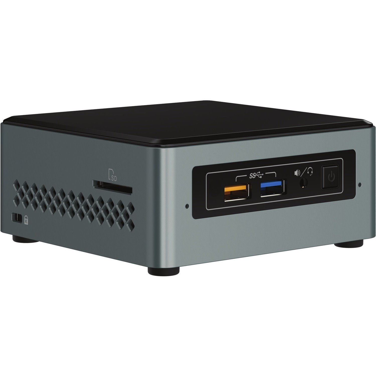 Intel NUC NUC6CAYH Barebone System - Mini PC - Celeron J3455 1.50 GHz