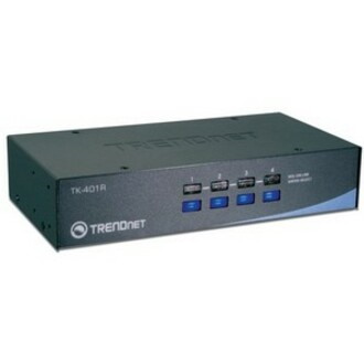TRENDnet 4-Port PS/2 Rack Mount KVM Switch