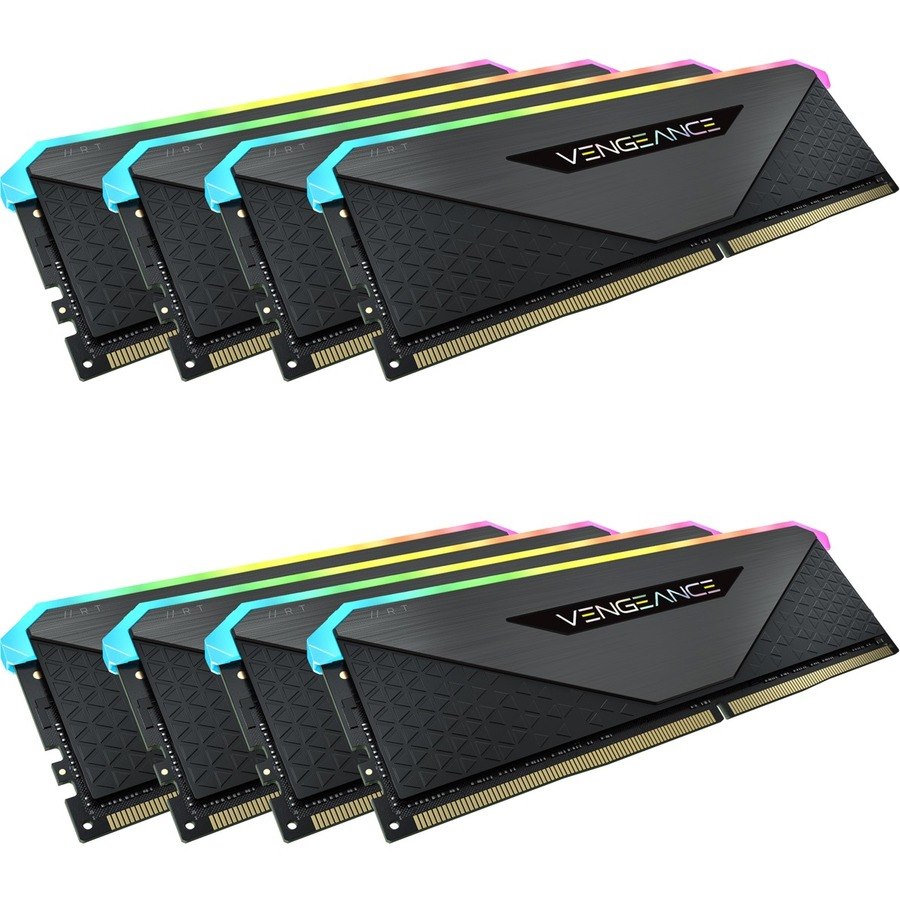 Corsair Vengeance RGB RT 256GB (8 x 32GB) DDR4 DRAM 3200MHz C16 Memory Kit - Black