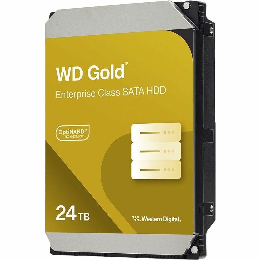 WD Gold WD242KRYZ 24 TB Harde schijf - 3.5" Intern - SATA (SATA/600) - CMR (Conventional Magnetic Recording) Method