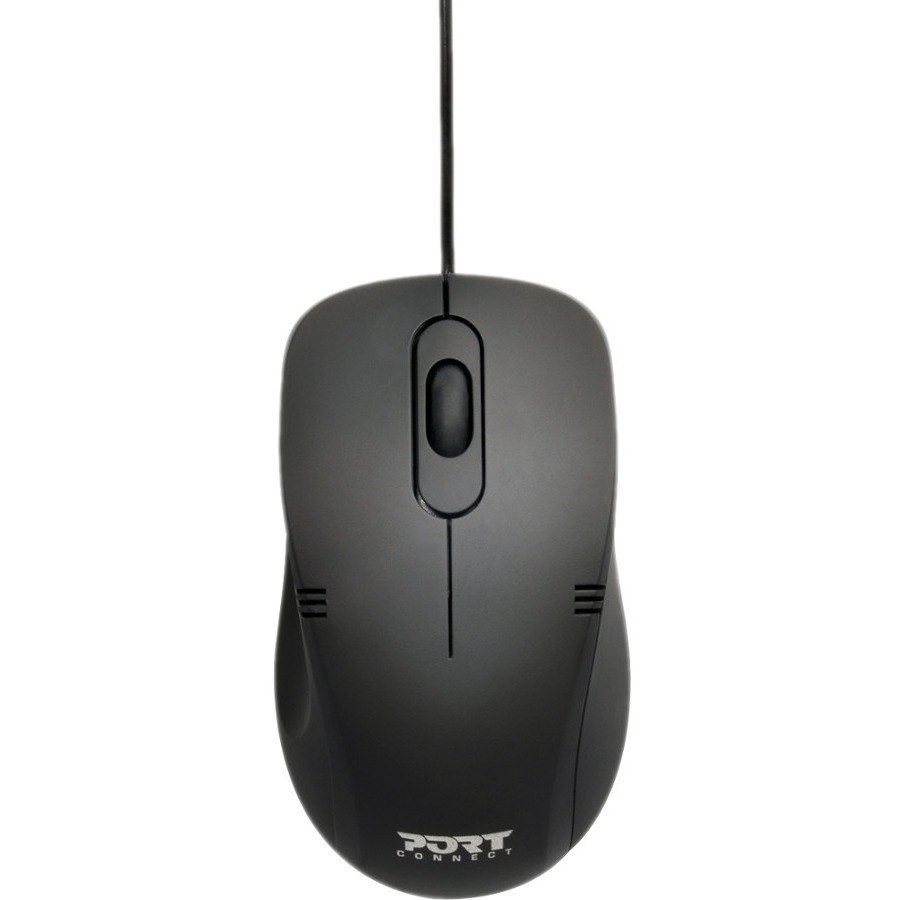 Port Travel Mouse - USB Type A - Optical - 3 Button(s) - Black - 1