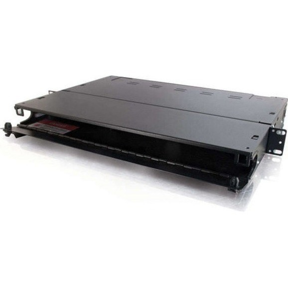 Quiktron 1u 3-Panel Rackmount Fiber Optic Enclosure (TAA Compliant)