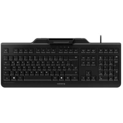 CHERRY SECURE BOARD 1.0 Keyboard - Wireless Connectivity - USB Type A Interface - Pan-Nordic