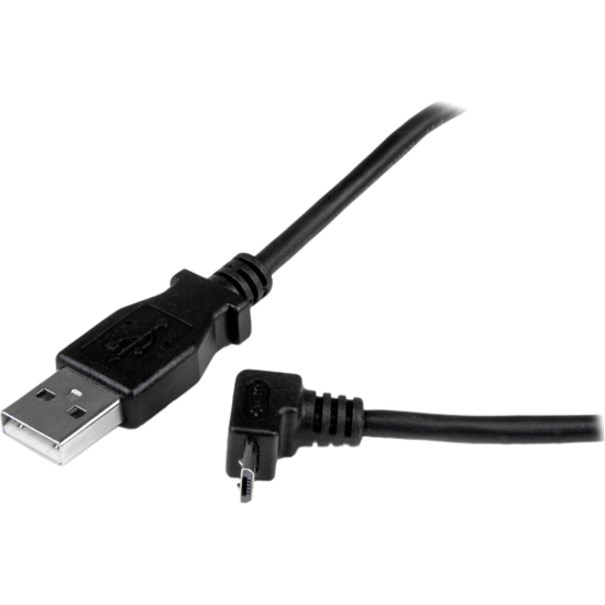 StarTech.com 2m Micro USB Cable - A to Up Angle Micro B