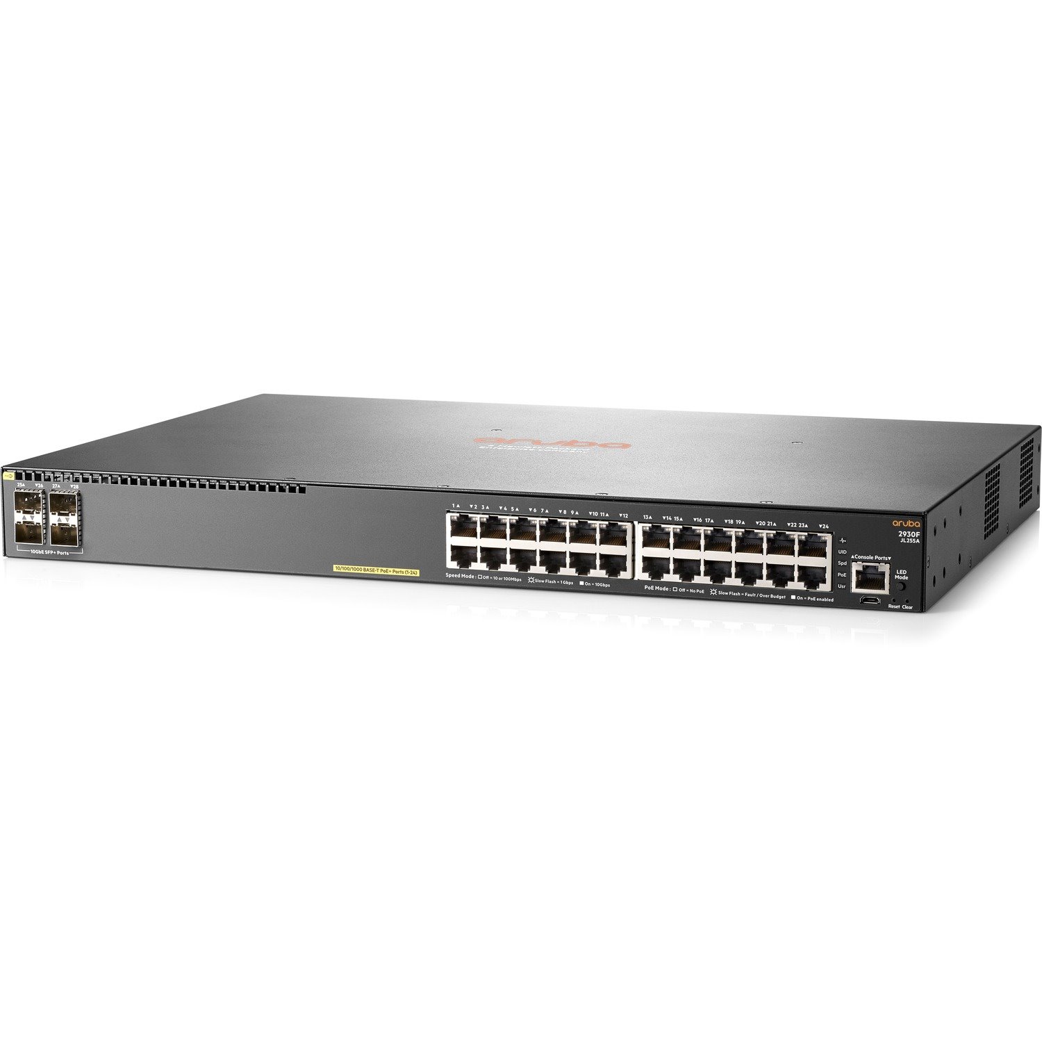 HPE Aruba 2930F 24G PoE+ 4SFP+ Switch