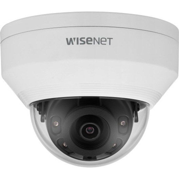 Wisenet LNV-6012R 2 Megapixel Outdoor Full HD Network Camera - Color, Monochrome - Dome - White