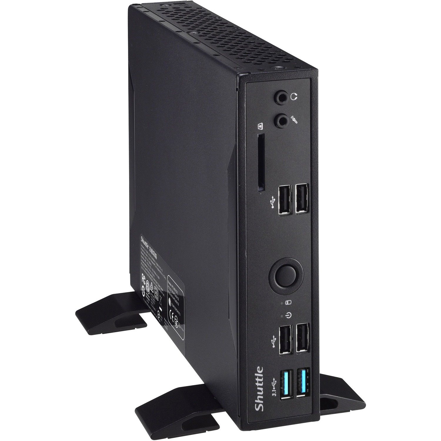 Shuttle XPC slim DS10U Barebone System - Slim PC - Intel Celeron 4205U 1.80 GHz