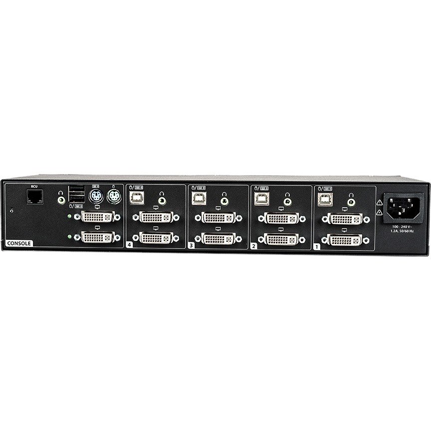 Vertiv Cybex SC940 Secure KVM | Dual Head | 4 Port | Dual-link DVI-I | NIAP| 4K