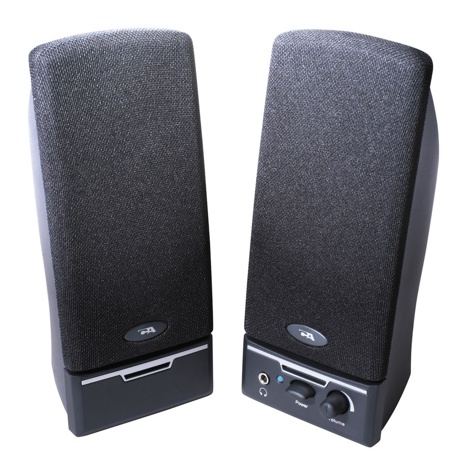 Cyber Acoustics CA-2014rb 2.0 Speaker System - 4 W RMS - Black