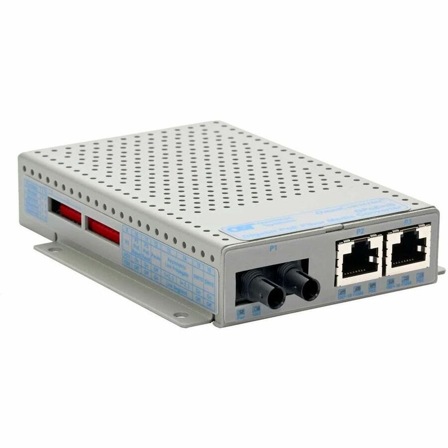 Omnitron Systems 9503N-1-21Z GPoEBT/S Transceiver/Media Converter