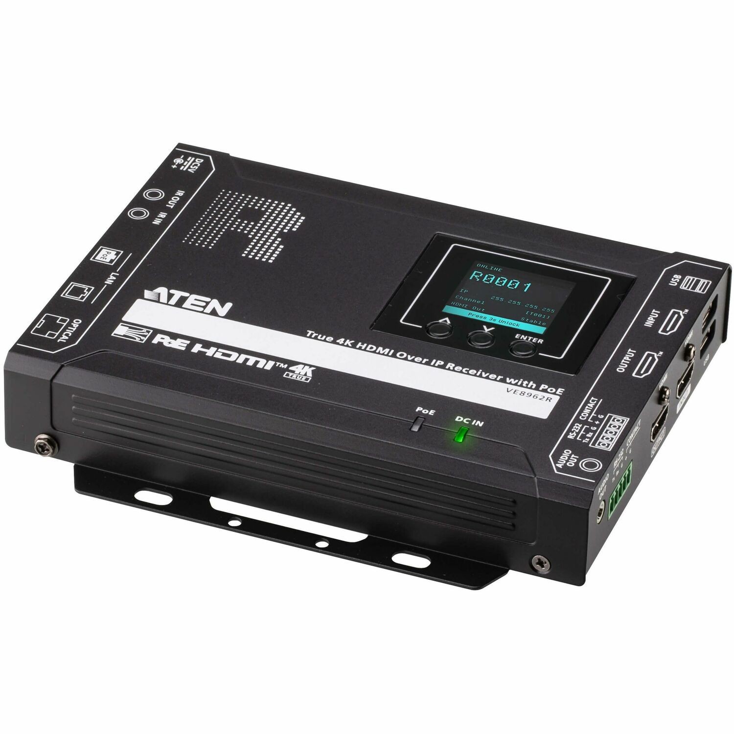 Aten Av Ve8662 True 4K Hdmi H.265 Over Ip Transceiver