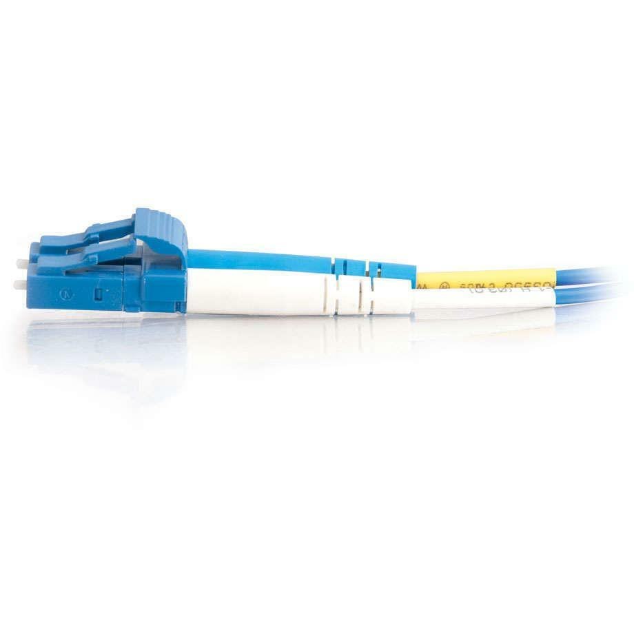 C2G-1m LC-LC 9/125 OS1 Duplex Singlemode Fiber Optic Cable (Plenum-Rated) - Blue