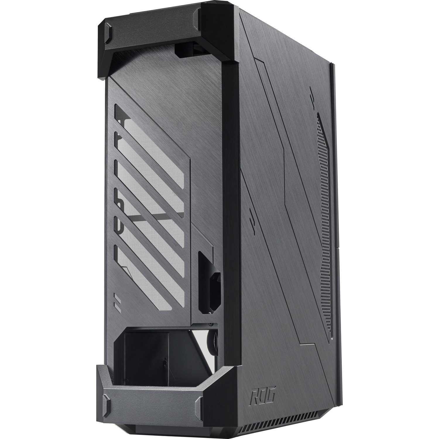 Asus ROG Z11 Computer Case - Mini ITX, Mini DTX Motherboard Supported - Mini-tower - Aluminium, Tempered Glass - Black