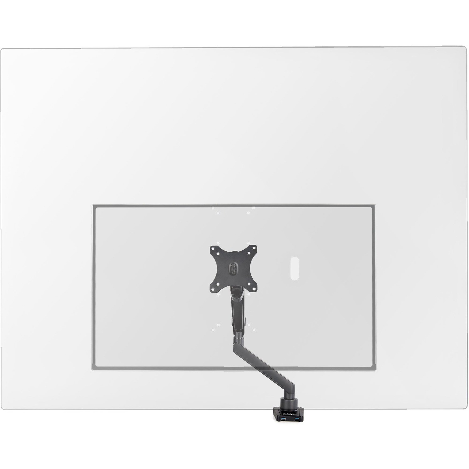 StarTech.com Acrylic Shield/Sneeze Guard - Clear Protective Cough Barrier/Screen for Office Desk - For VESA Mounted Monitors - 35"x45"