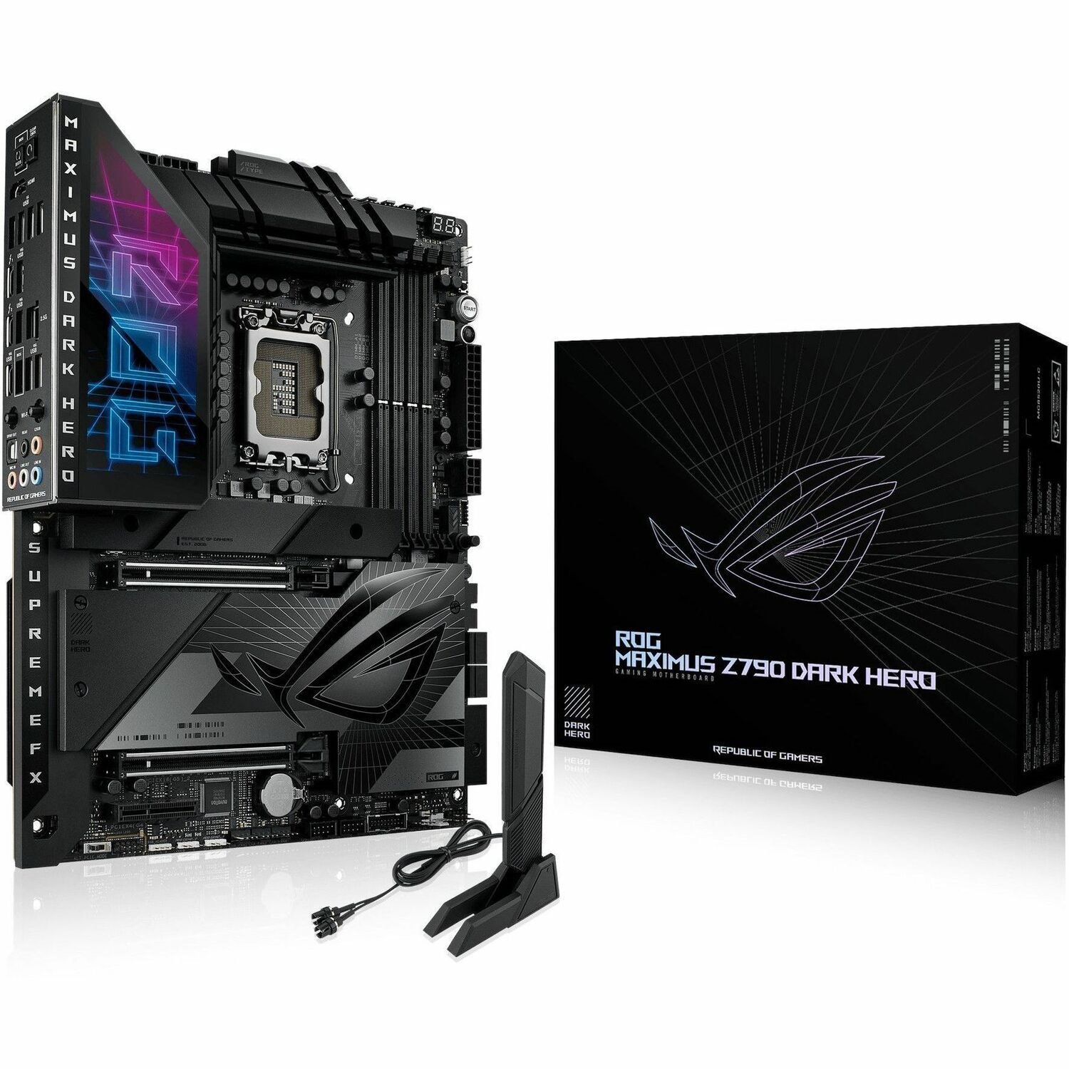 Asus ROG Maximus Z790 Dark Hero Gaming Desktop Motherboard - Intel Z790 Chipset - Socket LGA-1700 - ATX