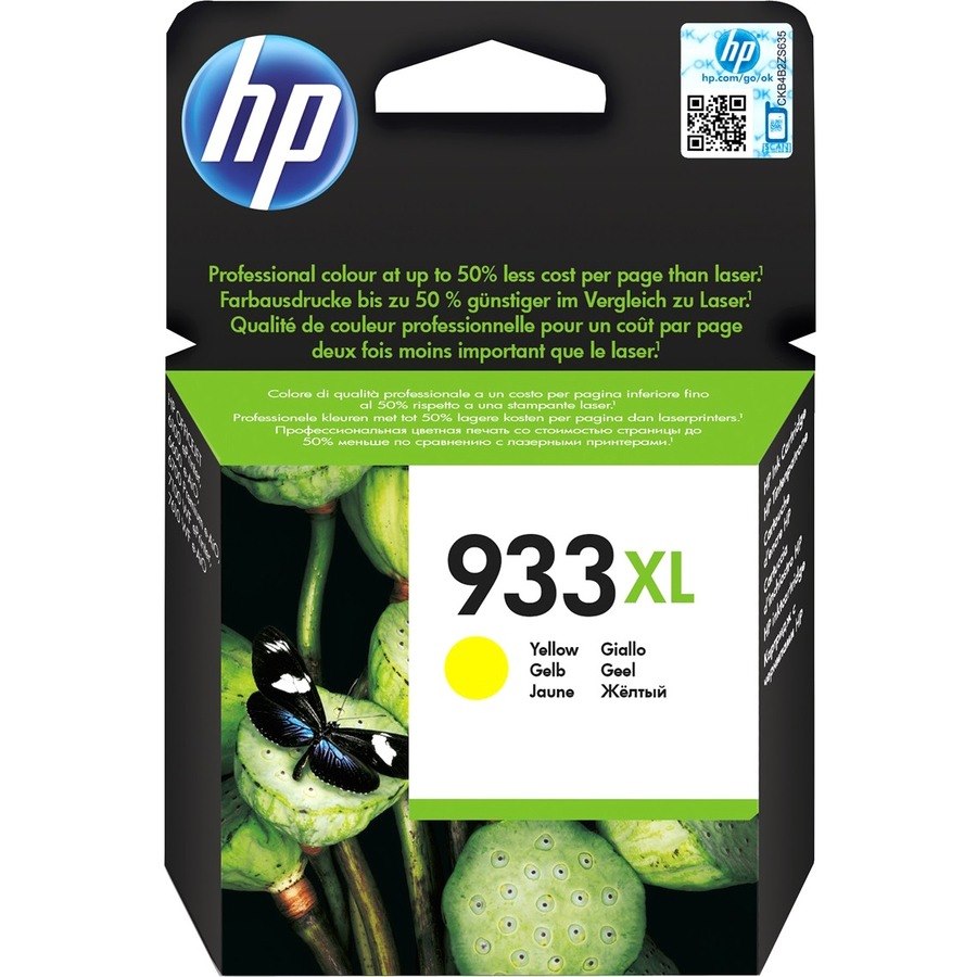 HP 933XL Original Inkjet Ink Cartridge - Yellow - 1 Pack