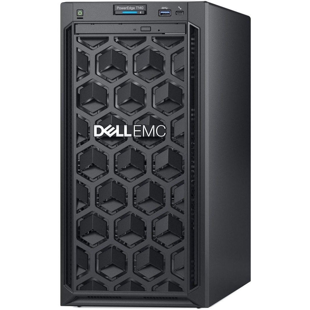 Dell EMC PowerEdge T140 Tower Server - 1 x Intel Xeon E-2224 3.40 GHz - 8 GB RAM - 1 TB HDD - (1 x 1TB) HDD Configuration - Serial ATA Controller - 1 Year ProSupport