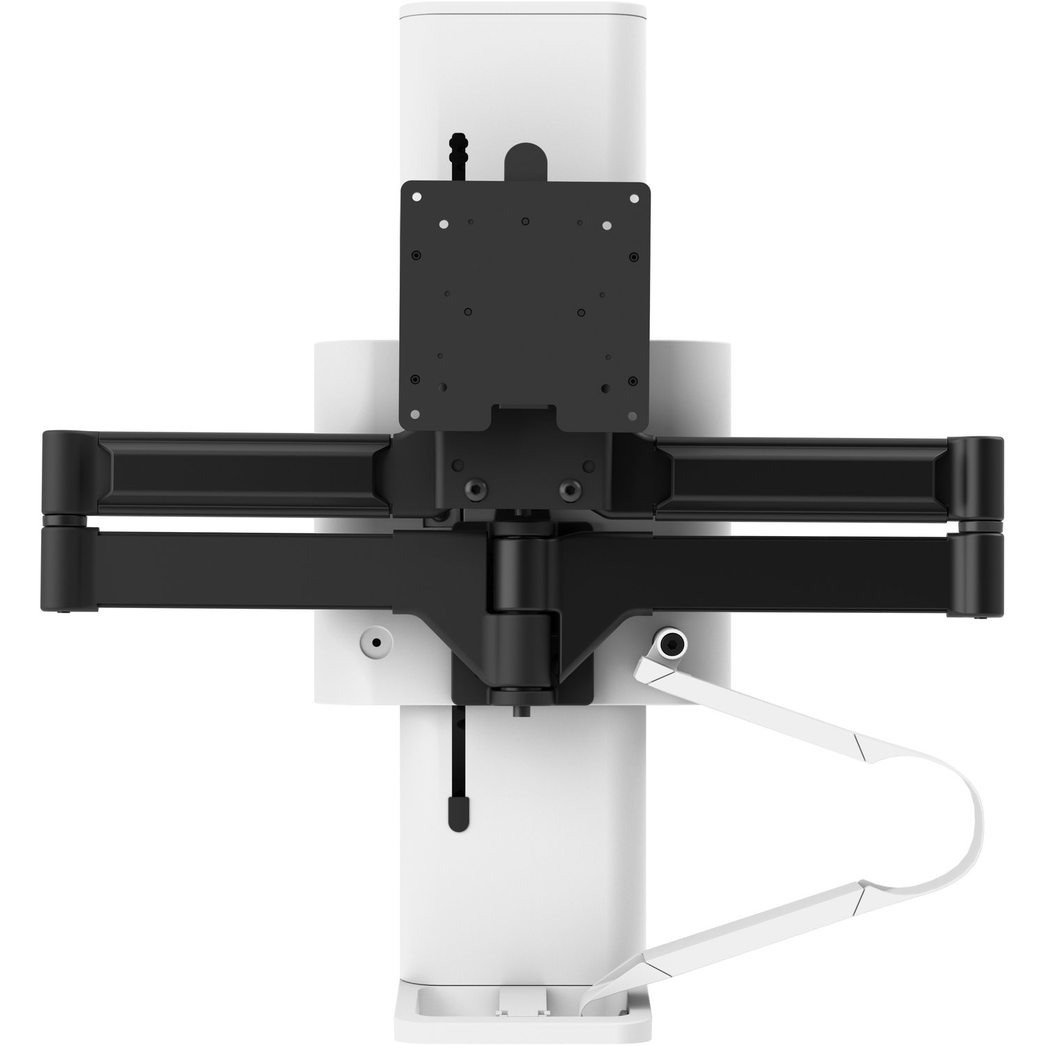 Ergotron TRACE Desk Mount for Monitor, LCD Display - White