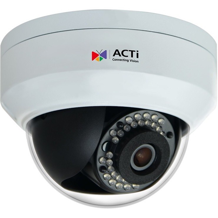 ACTi Z91 4 Megapixel Outdoor HD Network Camera - Monochrome, Color - Mini Dome