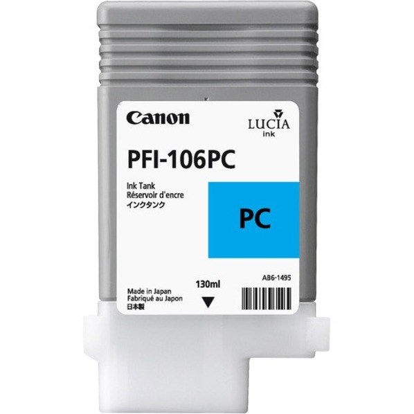 Canon PFI-106PC Original Inkjet Ink Cartridge - Photo Cyan Pack