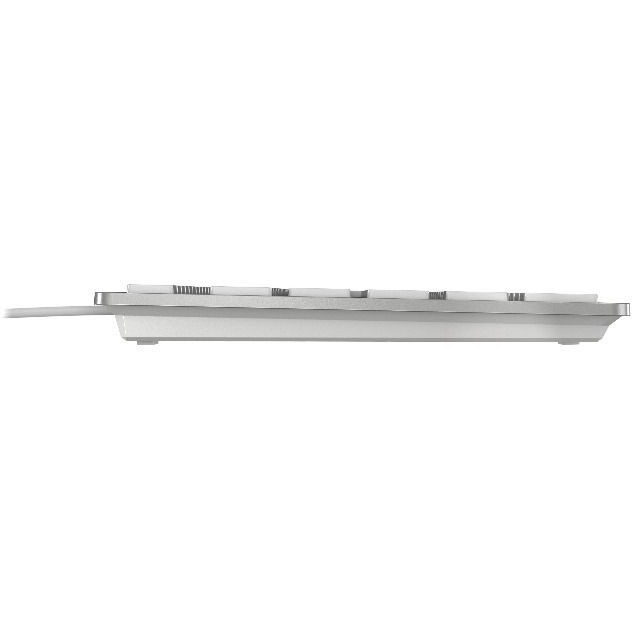 CHERRY KC 6000 SLIM Rugged Keyboard - Cable Connectivity - USB Type A Interface - German - Silver