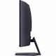 LG UltraGear 27GS60QC-B 27" Class WQHD Curved Screen Gaming LED Monitor - 16:9 - Dark Grey, Purple