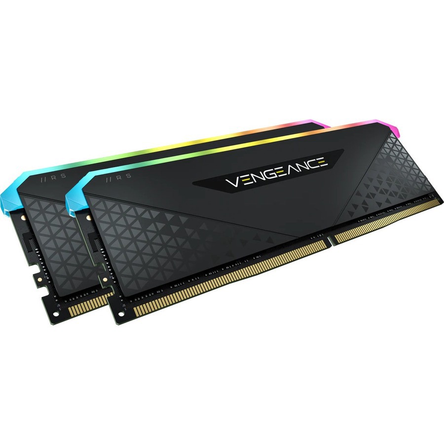 Corsair Vengeance RGB RS RAM Module for Motherboard, Desktop PC - 16 GB (2 x 8GB) - DDR4-3200/PC4-25600 DDR4 SDRAM - 3200 MHz - CL16 - 1.35 V