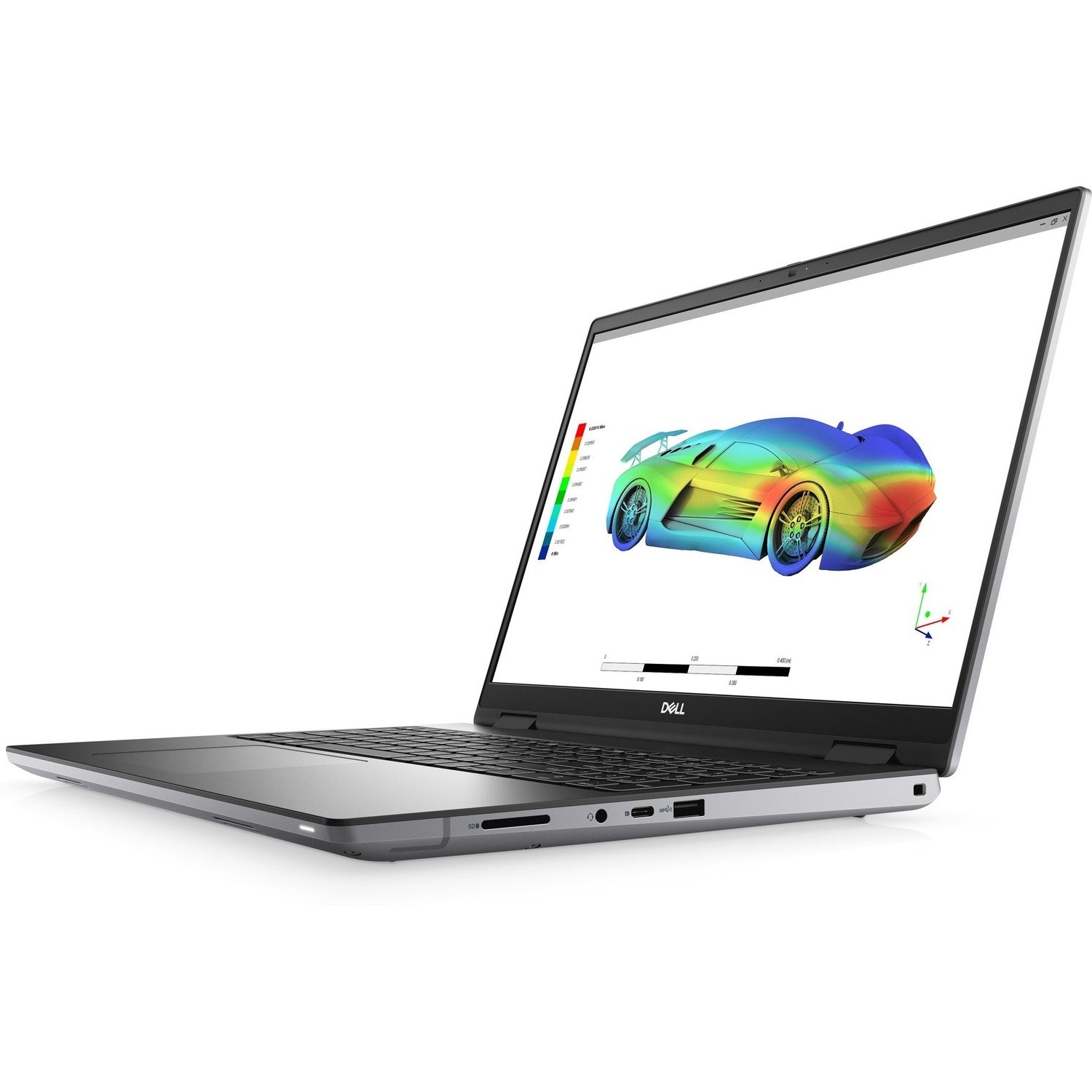 Dell Precision 7000 7670 16" Mobile Workstation - Full HD Plus - 60 Hz - Intel Core i7 12th Gen i7-12850HX - vPro Technology - 32 GB - 512 GB SSD - English (US) Keyboard - Aluminum Titan Gray