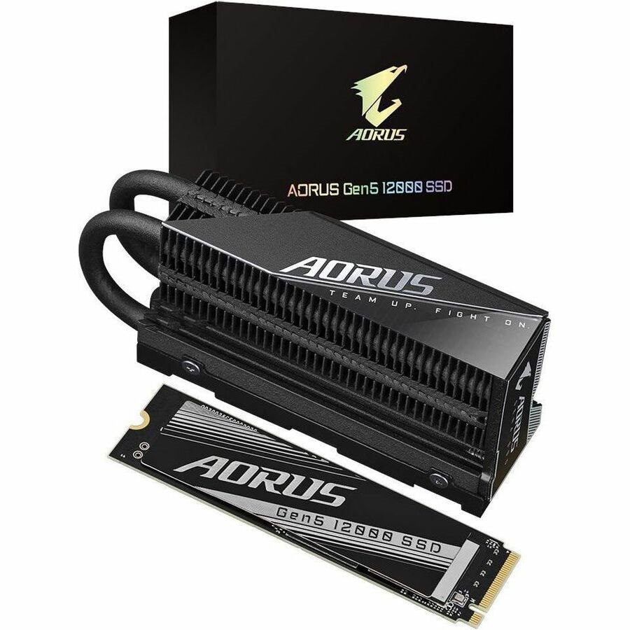 Aorus Gen5 12000 AG512K1TB 100 GB Solid State Drive - M.2 2260 Internal - PCI Express NVMe (PCI Express NVMe 5.0 x4)
