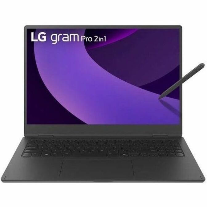 LG 16In LG Gram Pro 2 In 1 Notebook, HW TPM, Window 11 Pro, Core Ultra 7, 32GB DDR,