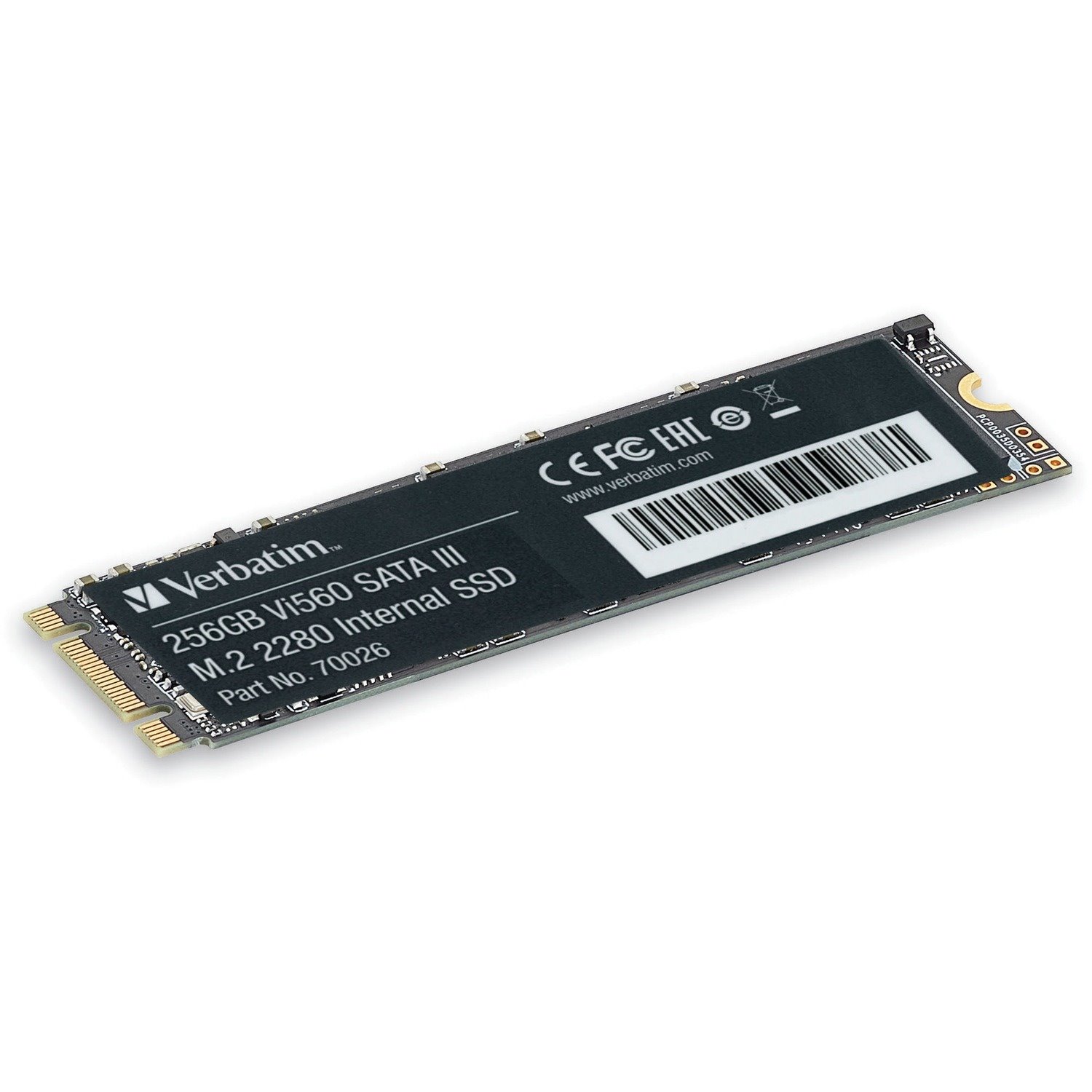 Verbatim Vi560 256 GB Solid State Drive - M.2 2280 Internal - SATA (SATA/600)