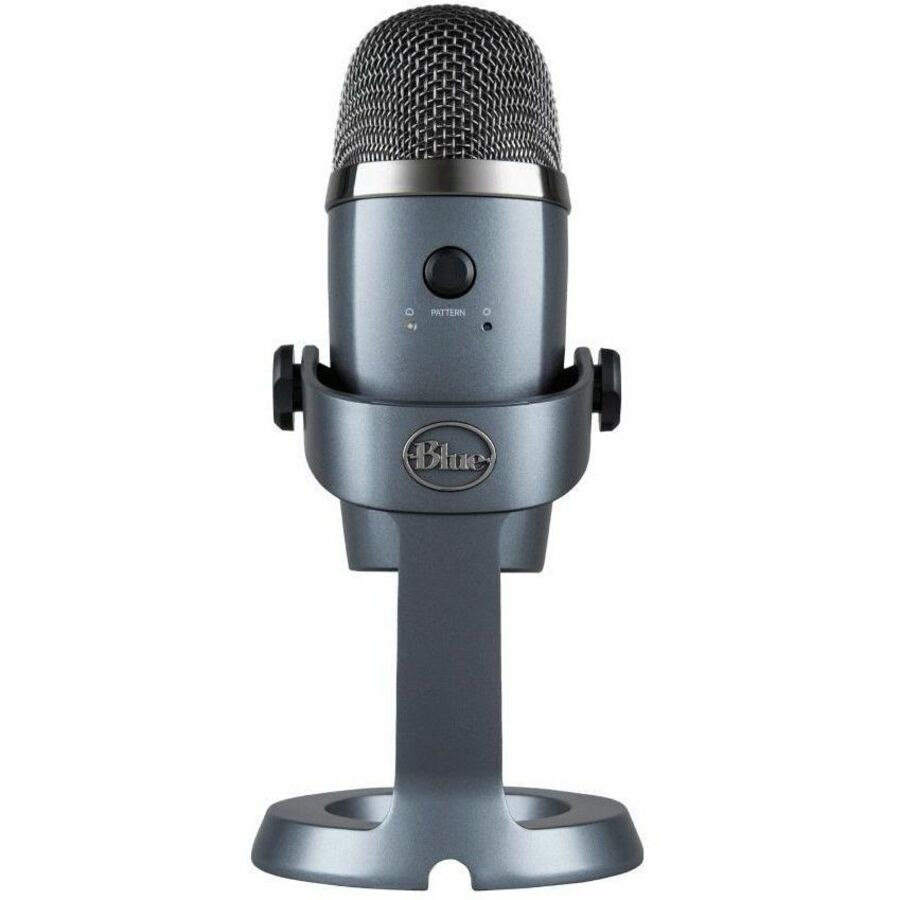 Blue Yeti Nano Wired Condenser Microphone for Broadcasting, Podcasting, Live Streaming, Zoom Room, Recording - Shadow Grey