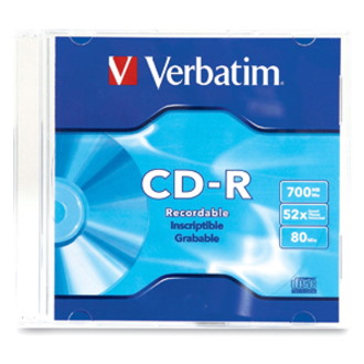 Verbatim CD Recordable Media - CD-R - 52x - 700 MB - 50