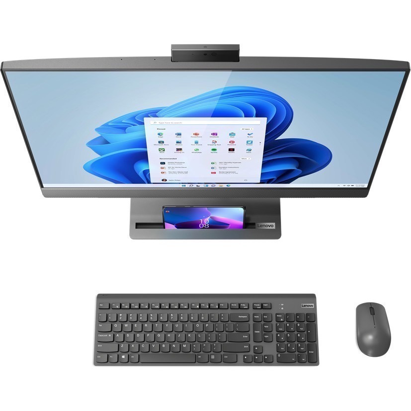 Lenovo IdeaCentre 5 27IAH7 F0GQ004KUS All-in-One Computer - Intel Core i7 12th Gen i7-13700H - 16 GB - 512 GB PCI Express NVMe 4.0 x4 SSD - 27" QHD Touchscreen - Desktop - Storm Gray