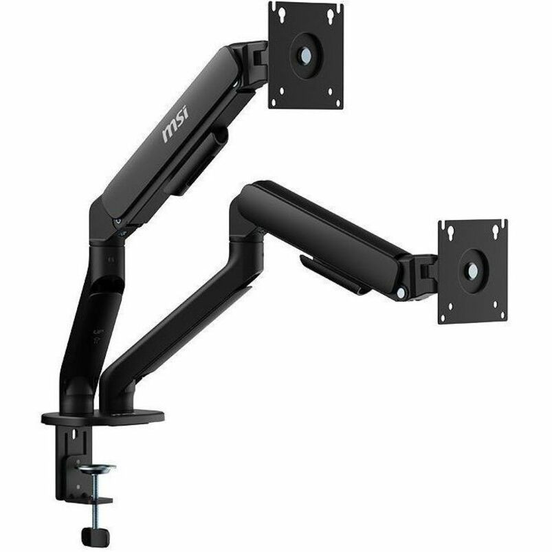 MSI Mounting Arm for Monitor, Flat Panel Display, Curved Screen Display, Display - Matte Black