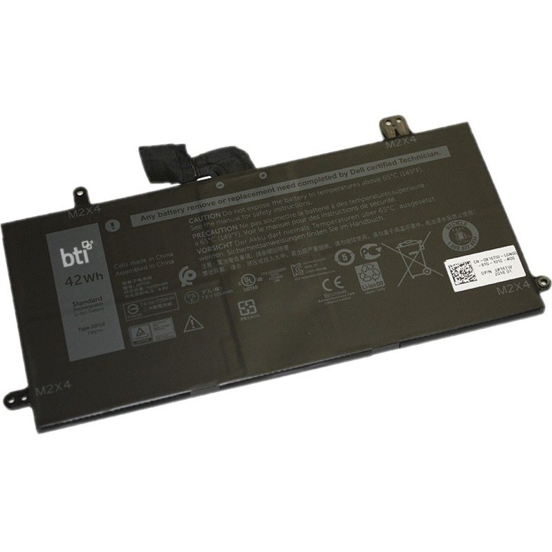 BTI J0PGR-BTI 7.6V 42WHR LI-ION BATTERY 0J0PGR, FTH6T, J0PGR, X16TW LATITUDE 5285, LATITUDE 5290