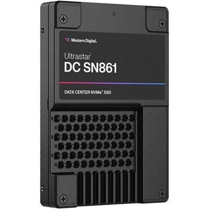 Western Digital Ultrastar DC SN861 WUS6BA176PSP9X3 7.68 TB Solid State Drive - 2.5" Internal - U.2 (PCI Express NVMe 5.0 x4) - Black