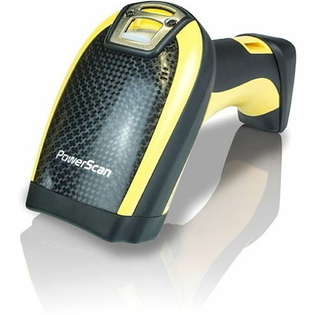 Datalogic PowerScan PM9501 Rugged Manufacturing, Asset Tracking, Warehouse, Logistics Handheld Barcode Scanner Kit - Wireless Connectivity - Yellow