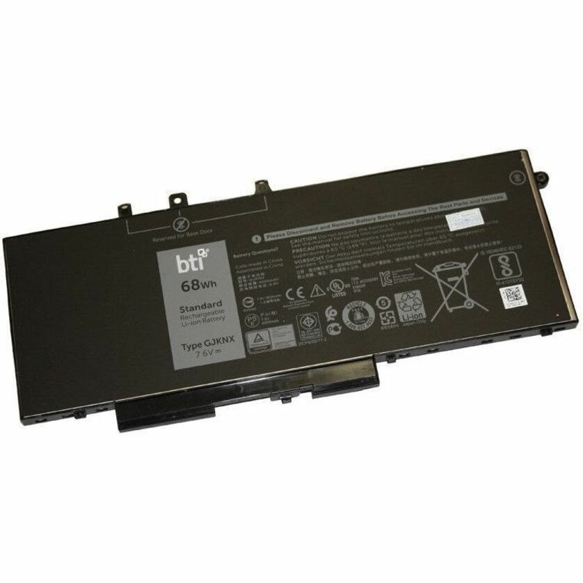 Battery Technology Bti 451-Bbzg-Bti 4-Cell 7.6V Li-Ion Notebook Battery For Dell Latitude 5280, 529